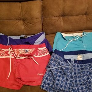lot of 4 beach shorts